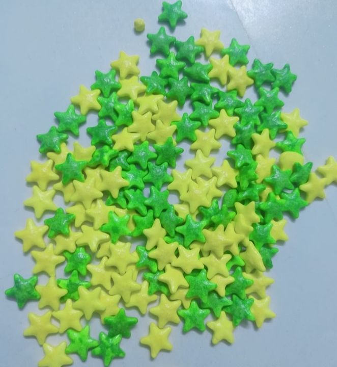 Yellow and green star uploaded by business on 4/10/2021