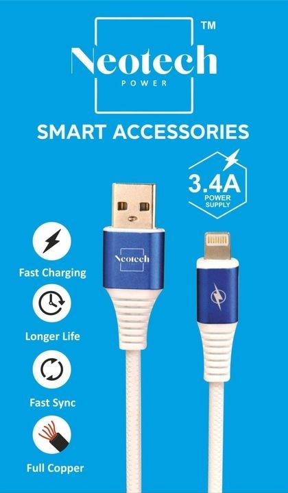 I phone 3.4 AMP USB CABLE uploaded by business on 4/10/2021