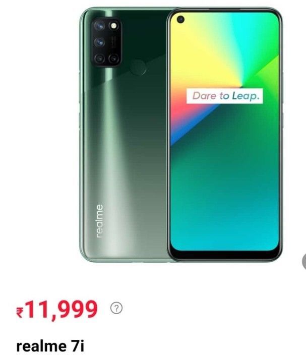 REALME 7i  4/64 uploaded by business on 4/10/2021