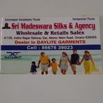 Business logo of Madeshwara silks and Agency 