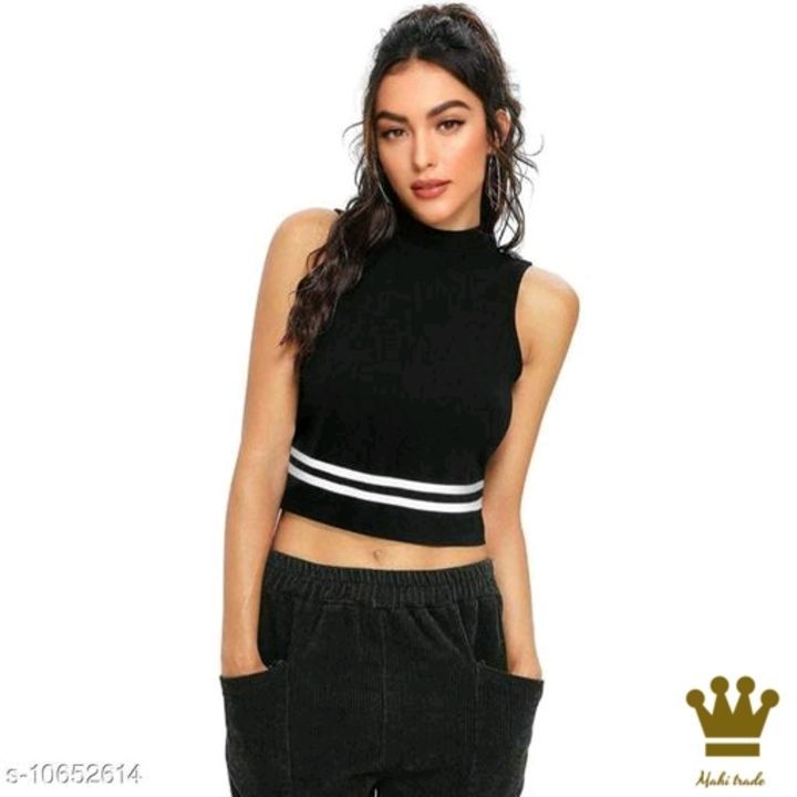 Post image For more details whatsapp me-8208667469

Women's Cotton High Neck Top
Fabric: Cotton Blend
Sleeve Length: Sleeveless
Pattern: Striped
Multipack: 1
Sizes:
S (Bust Size: 34 in Length Size: 18 in) 
XL (Bust Size: 40 in Length Size: 18 in) 
L (Bust Size: 38 in Length Size: 18 in) 
M (Bust Size: 36 in Length Size: 18 in)
Country of Origin: India