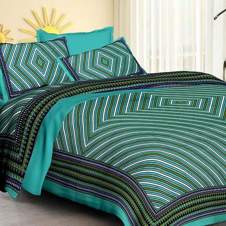 Post image Cotton bedsheet
92-108 full size
With pillow cover
599+Shipping