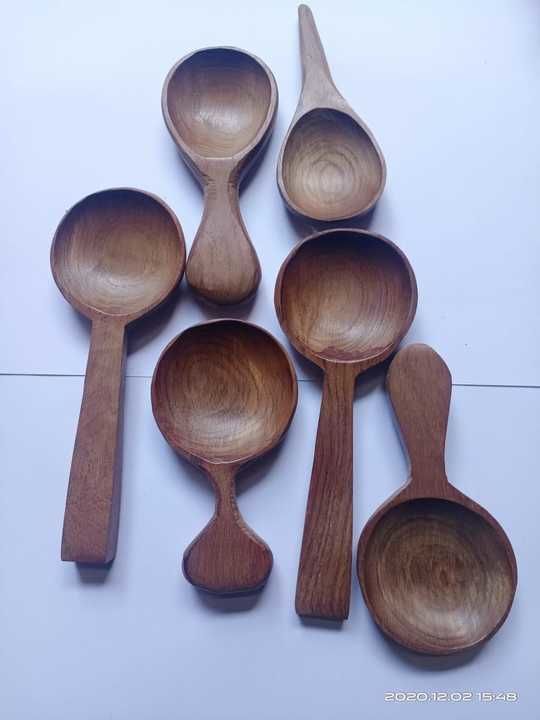 Wooden scoops for tea & coffee uploaded by Wooden handi craft on 4/11/2021