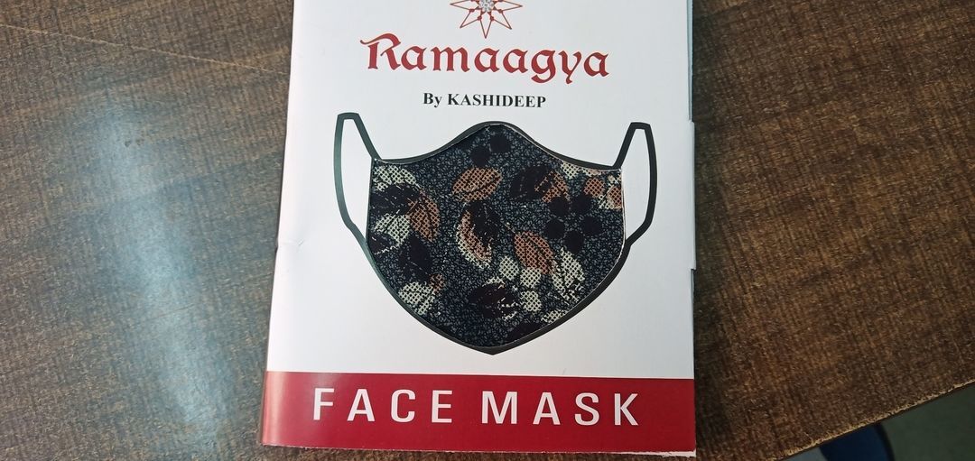Printed cotton face mask uploaded by business on 4/11/2021