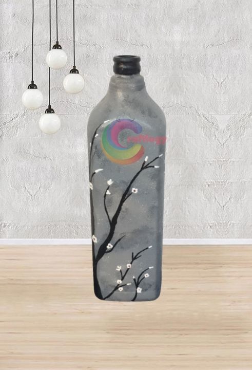 Craftlogy handcrafted bottle design for home decor. uploaded by business on 4/11/2021