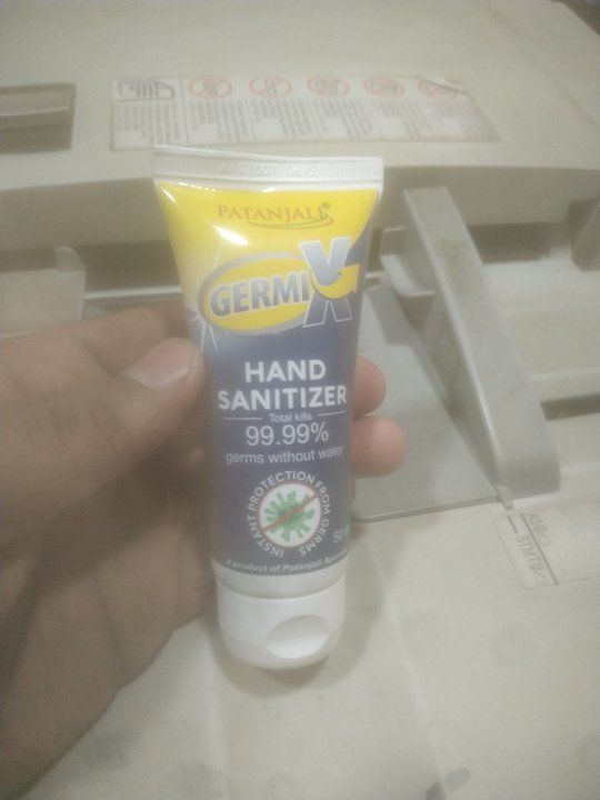 Patanjali Germi X hand Sanitizer 50 ml uploaded by business on 4/11/2021