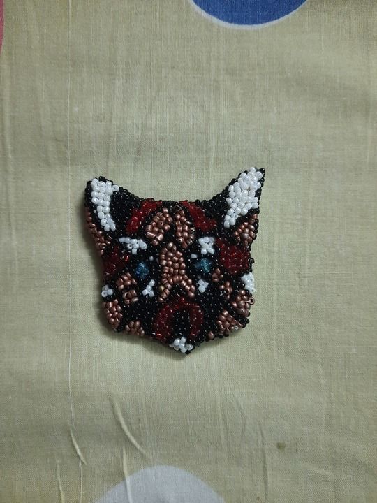 Wolf brooch uploaded by Dharala Products  on 4/11/2021