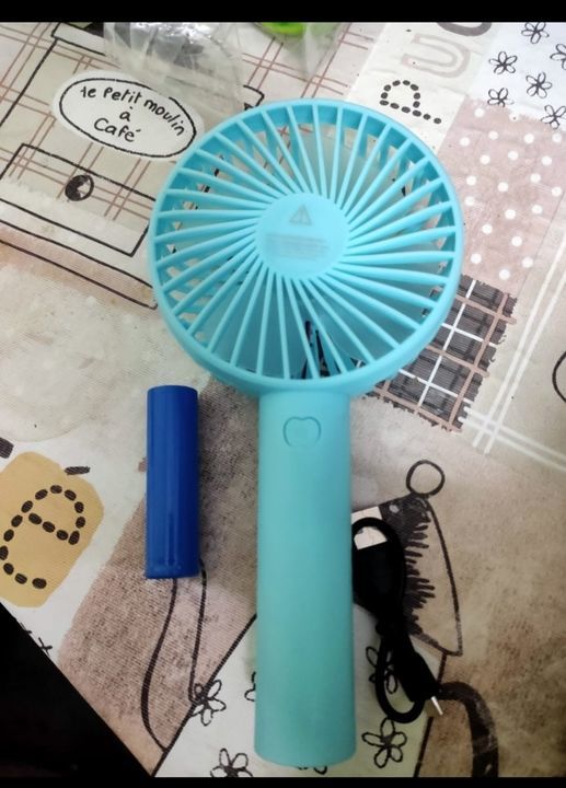 Handheld Personal Mini Fan USB Rechargeable Portable Fan Cooler With Strap Adjustable 3 Speed  uploaded by business on 4/11/2021