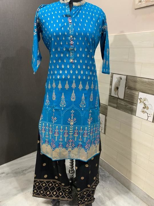 
⭐ *Full printed Kurti with Printed plazzo* uploaded by A N T collections on 4/11/2021