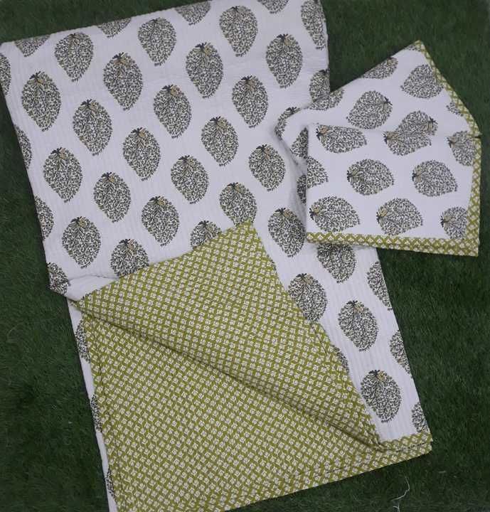 Rupali quilted reversible bed cover uploaded by business on 4/11/2021