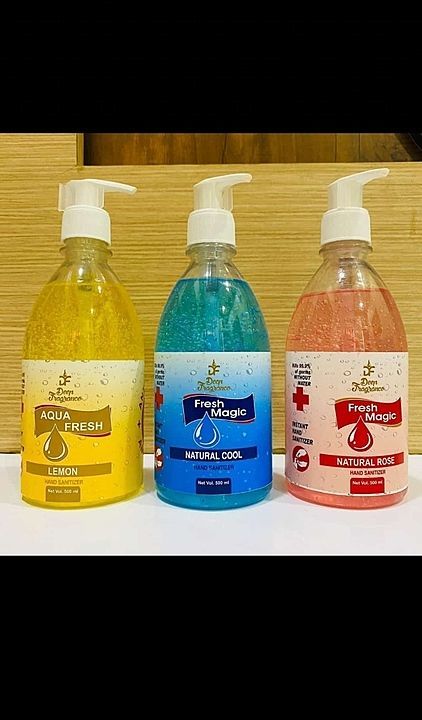500ml sanitizer with fragrance uploaded by business on 7/24/2020