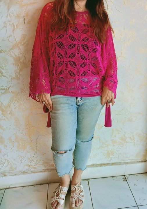 Crochet Magenta pink Top uploaded by Seduisant on 4/11/2021