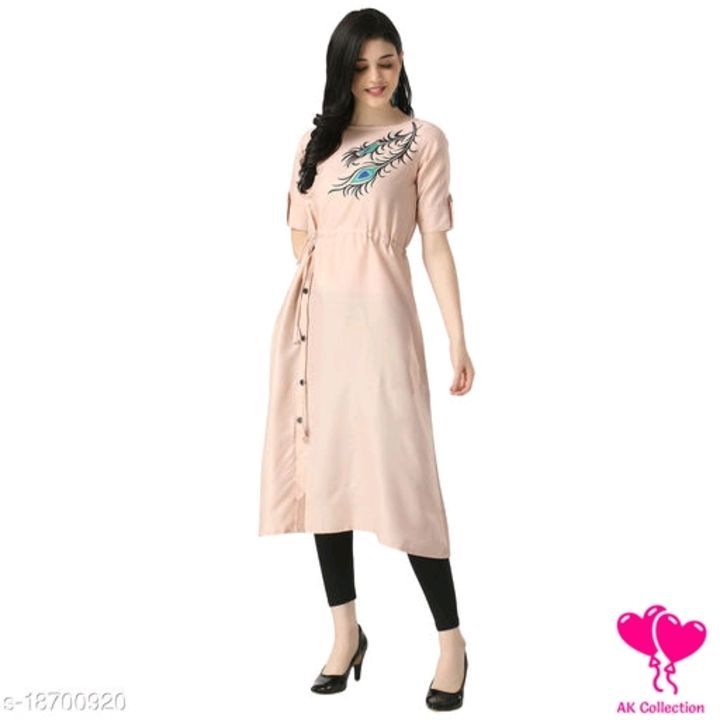 Latest new desinger Rayon cotton kurtis for women uploaded by business on 4/11/2021