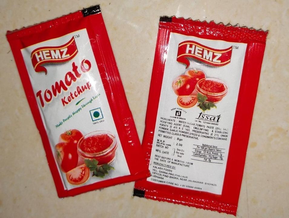 Tomato pouch uploaded by Kalash foods on 4/11/2021