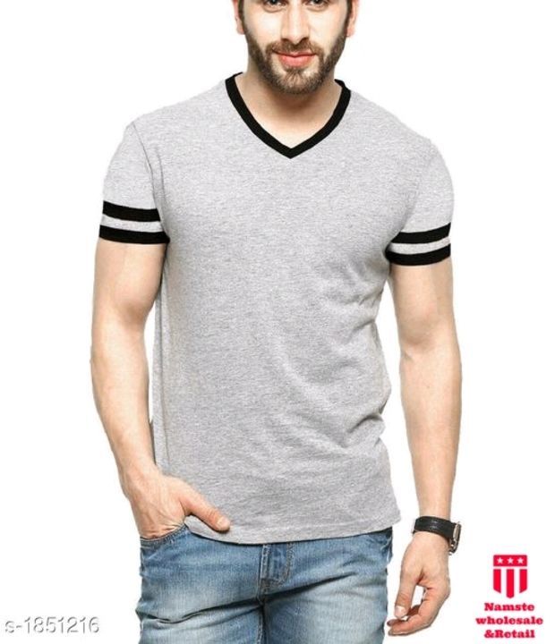  Fancy Men's Stylish Cotton T-Shirts.  uploaded by Namaste wholesale and retail on 4/11/2021