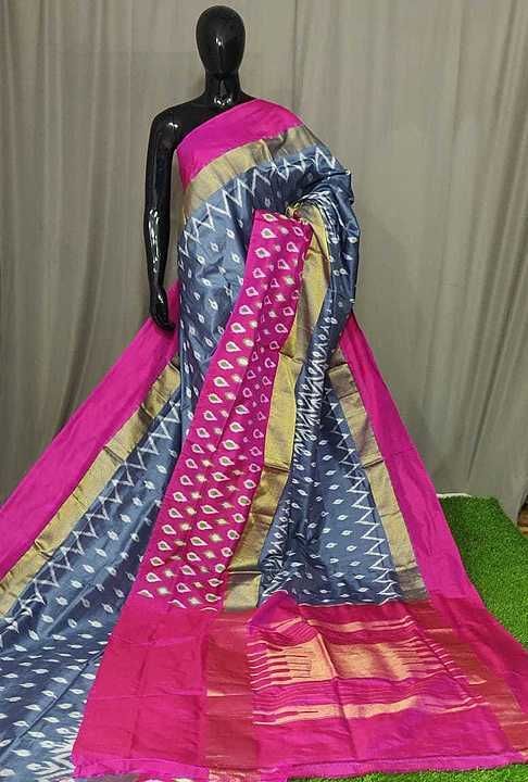 Pochampally ikkat sarees uploaded by business on 7/24/2020