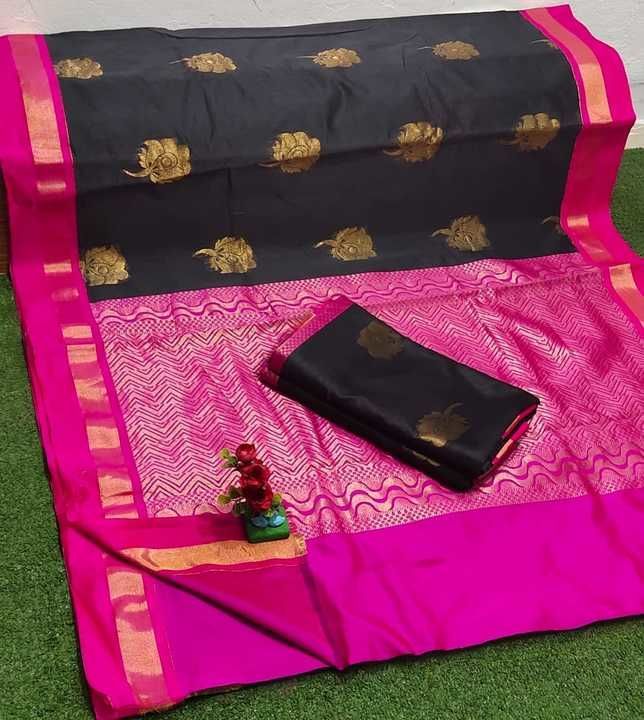 Post image 💃💃💃💃💃💃💃💃💃

🏵 _*Uppada type kuppadam silk cotton sarees*_

🏵 *_ Zari Buttas All over body with border kotanji_*
Ssa
🏵 *_Matching Contrast blouse_*

🏵 *_Cool cotton for Replacement of high range silk sarees_*

🏵 _*Feels like feather*_

🏵 _*Super special prices: Rs.13+$ only*_