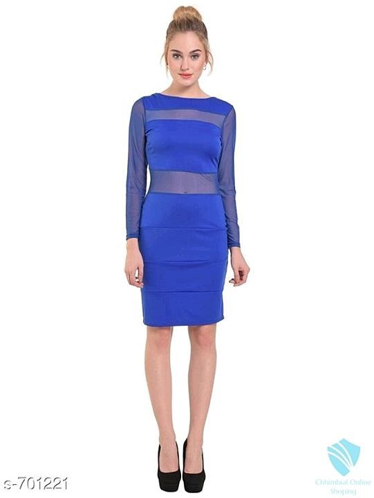 Kned length Nylon Dress uploaded by Chhimbial Online Shopping on 7/24/2020