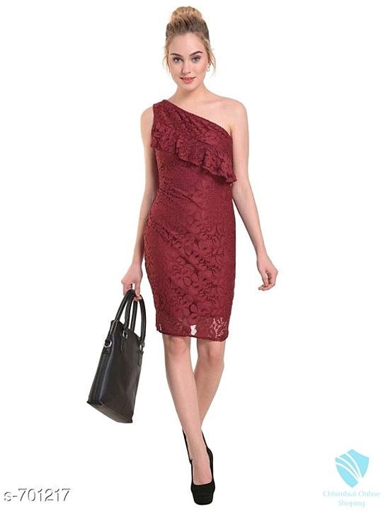 Knee length Nylon Dress uploaded by Chhimbial Online Shopping on 7/24/2020