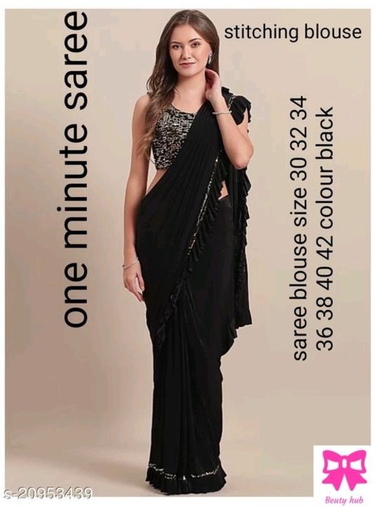 One minute saree latest  uploaded by business on 4/12/2021