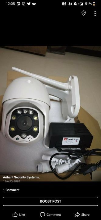 Camhi 5MP Wireless Smart Camera uploaded by Arihant Security Systems on 4/12/2021