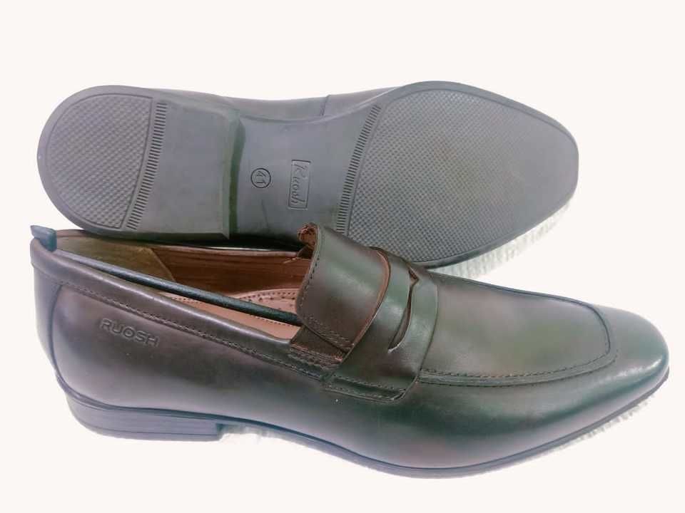 Genuine leather loffers orginal shoes without brand name moq 100 pair size available 6 to 11 sizes  uploaded by Aatif genuine shopping on 4/12/2021