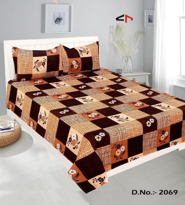 Double Bed Bedsheet Polycotton uploaded by business on 4/12/2021