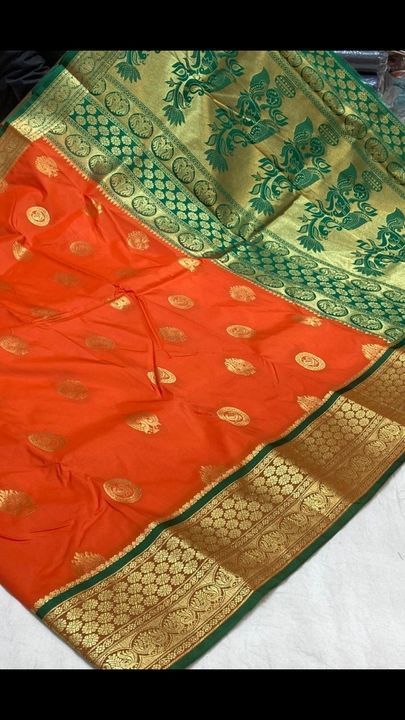 Poithani silk saree with contrast blouse piece  uploaded by business on 4/12/2021