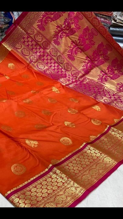 Poithani silk saree with contrast blouse piece  uploaded by business on 4/12/2021