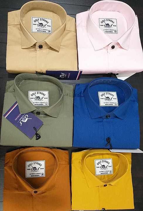 Golf stroke 
Premium Quality Shirts 
Black button 
 uploaded by Trenz  on 7/25/2020