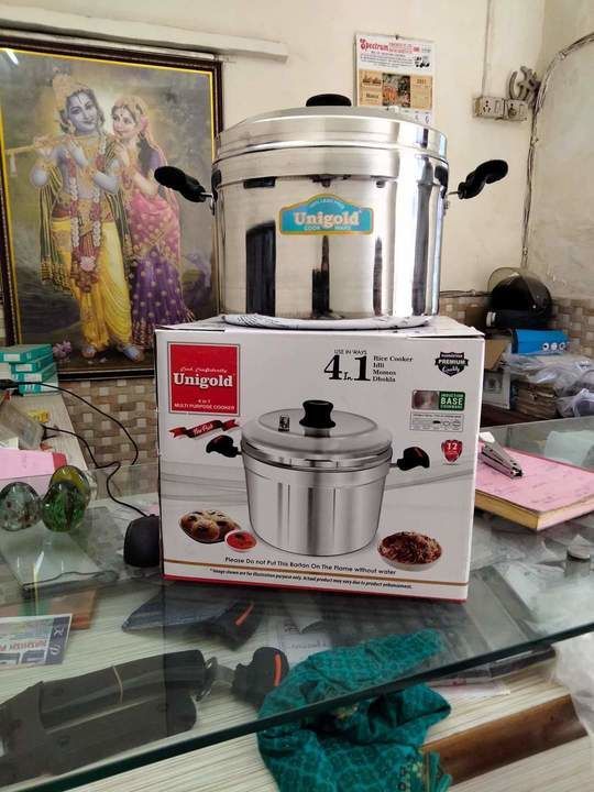 Alluminium idli cooker with induction uploaded by business on 4/12/2021