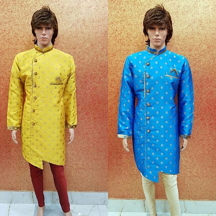 Sherwani with Pant set. uploaded by EXCLUSIVE SREES on 7/25/2020