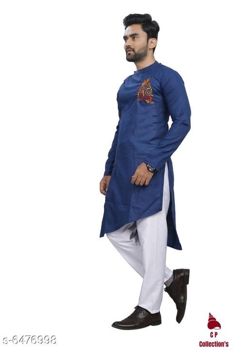 Post image *Fashionable Men Kurta Sets*
Top Fabric: Ruby Cotton
Bottom Fabric: Semi Cotton
Sleeve Length: Long Sleeves
Bottom Type: Straight Pajama
Pattern: Solid
Stitch Type: Stitched
Sizes: 
XL (Chest Size: 45 in, Top Length Size: 44 in, Bottom Waist Size: 34 in, Bottom Length Size: 42 in)
L (Chest Size: 43 in, Top Length Size: 44 in, Bottom Waist Size: 32 in, Bottom Length Size: 42 in)
M (Chest Size: 41 in, Top Length Size: 44 in, Bottom Waist Size: 30 in, Bottom Length Size: 42 in)
XXL (Chest Size: 47 in, Top Length Size: 44 in, Bottom Waist Size: 36 in, Bottom Length Size: 42 in)

COD
Shipping charge rs.50/

Easy Returns Available In Case Of Any Issues