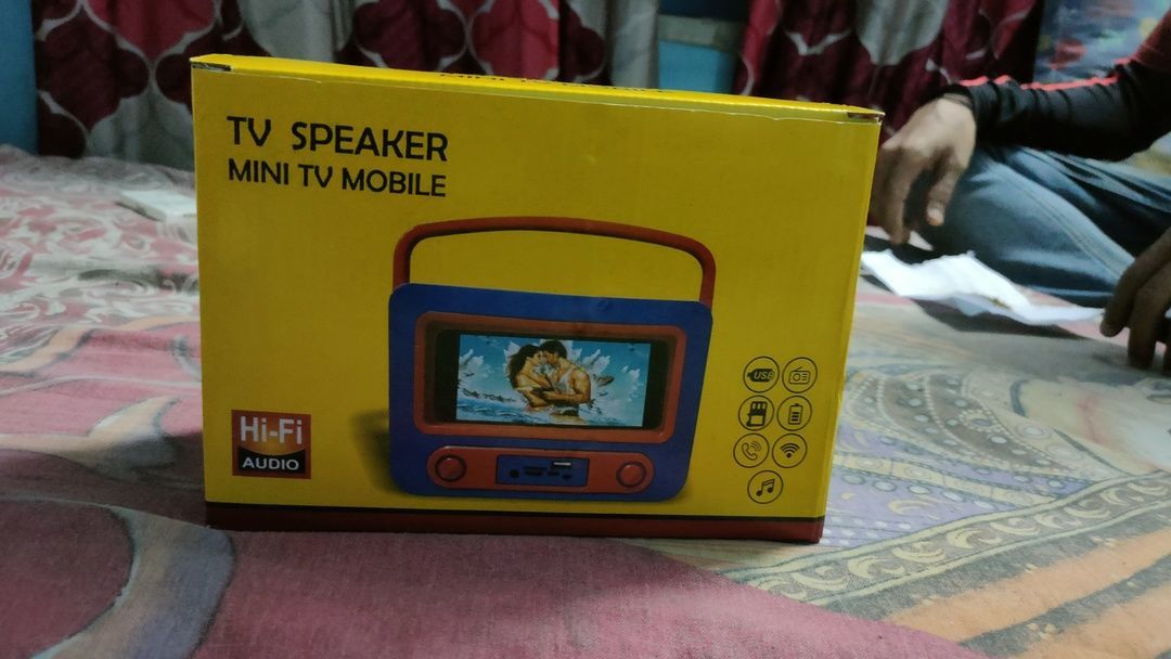 Speaker Bluetooth best quality with mobile space to look like TV sound quality is amazing dm me uploaded by business on 4/12/2021
