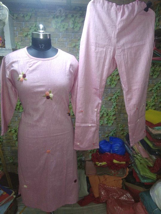 Cotton Kurti with pant  uploaded by business on 4/12/2021