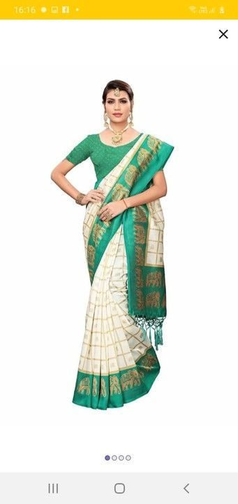 Cotton saree uploaded by Jaya Clothe Center  on 4/13/2021