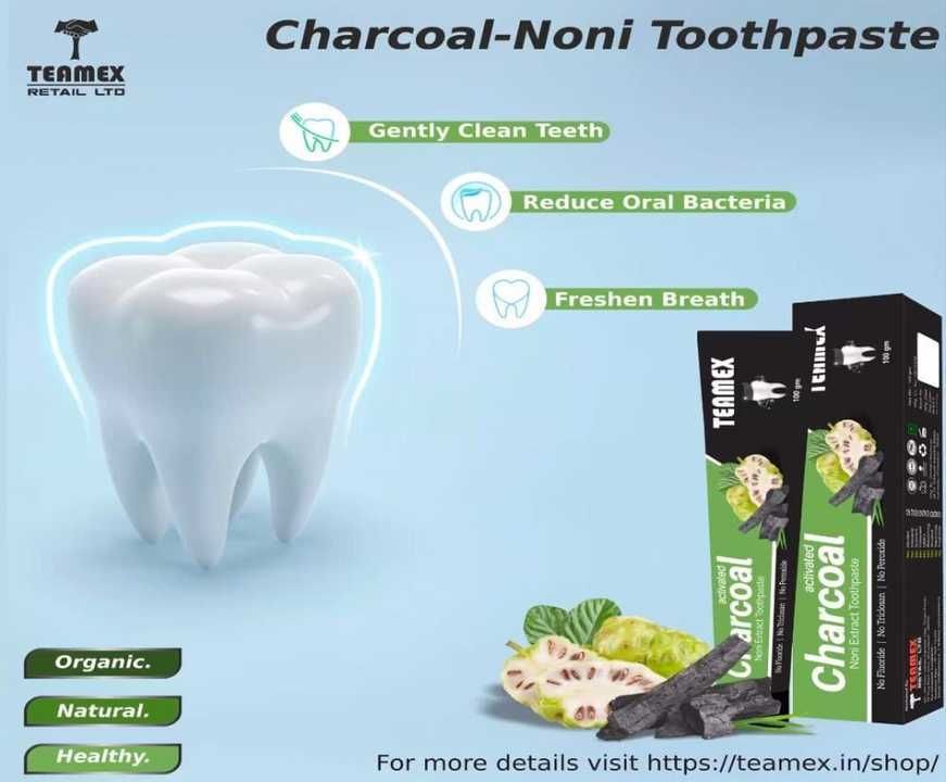 Teamex (noni+charcoal) toothpaste  uploaded by Aayurved mart on 4/13/2021