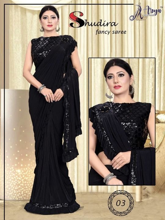 Post image Look at gorgeous saree 
Price:-650 Rs
SHUDIRA FANCY SAREE
÷÷÷÷÷÷÷÷÷÷÷÷÷÷÷÷÷÷÷÷÷
!- Colour - 6

!- SAREE:-(5.5 MTR)
!- FABRIC :- Lycra
!- Flower Buta
!- Jul Less

!- BLOUSE:- (0.80 MTR)
!- FABRIC:- Sequence work 


!- party wear saree
!- 100% BEST QUALITY PRODUCT

!- PRICE - 650+shipp

!- READY FOR SHIP
!- BOOK FAST