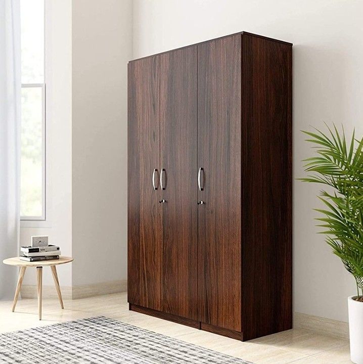 Alpha Engineered Wood 3-Door Wardrobe (Oak Finish) uploaded by Click at Fashion on 4/13/2021