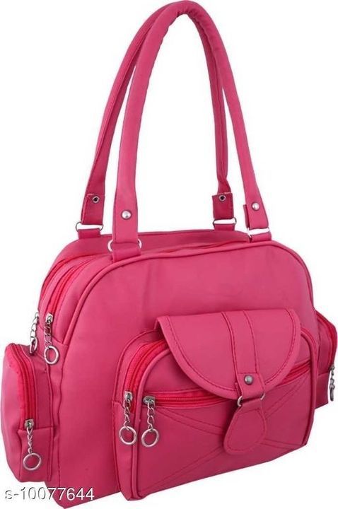 Post image Classy Women Handbags

Price 390

Material:  PU Leather 
No. of Compartments: 3
Pattern: Solid
Multipack: 1
Sizes: 
Free Size (Length Size: 26.5 in, Width Size: 13.5 in, Height Size: 21.5 in) 

Dispatch: 2-3 Days
