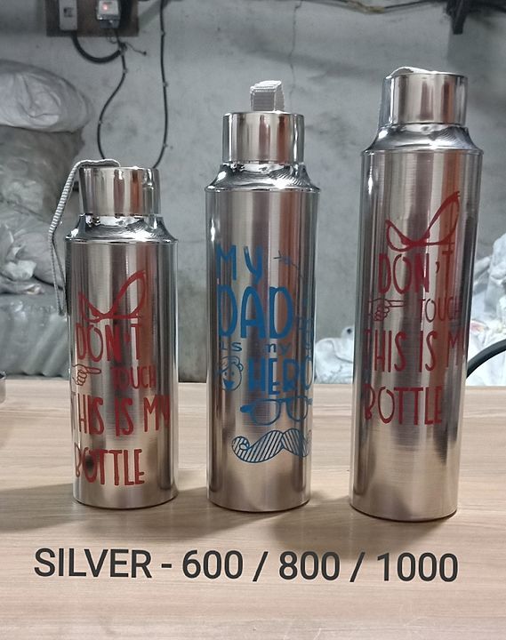 Silver singal wall s.s. bottle  uploaded by business on 7/25/2020