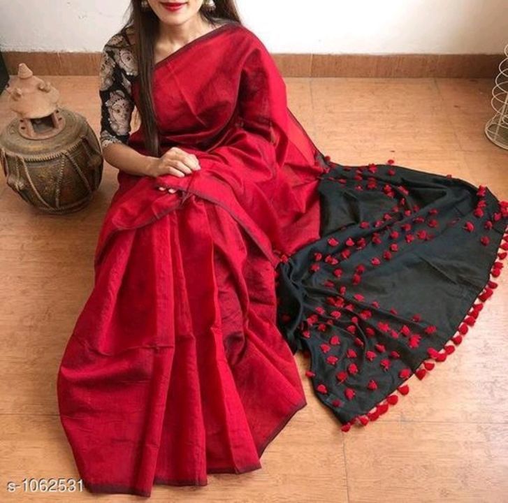 Handloom saree uploaded by business on 4/13/2021
