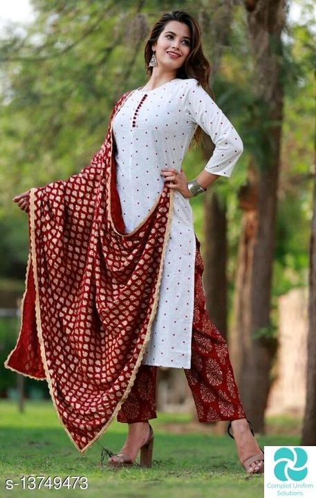 Post image Women Reyon Straight Solid Long Kurti With Plazo At 590 Rupees