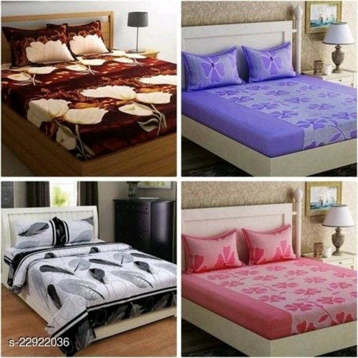 Catalog Name:*Trendy Fashionable Bedsheets*
Fabric: Microfiber
No. Of Pillow Covers: 8
Thread Count: uploaded by business on 4/13/2021