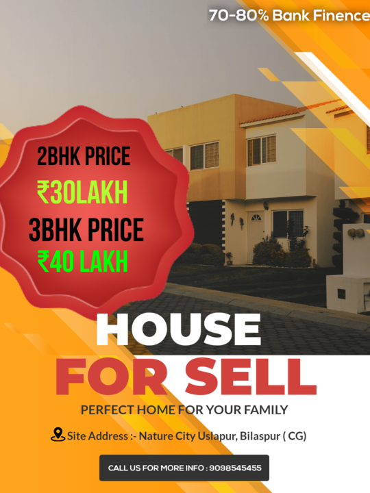 2bhk House In Bilaspur City (CG)  uploaded by Property Deling on 4/13/2021