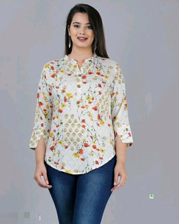Post image Rs.399 Urbane Ravishing Women's Tops

Fabric: Rayon
Sleeve Length: Three-Quarter Sleeves
Pattern: Printed
Multipack: 1
Sizes:
S (Bust Size: 36 in, Length Size: 30 in) 
XL (Bust Size: 42 in, Length Size: 30 in) 
XS (Bust Size: 34 in, Length Size: 30 in) 
L (Bust Size: 40 in, Length Size: 30 in) 
XXL (Bust Size: 44 in, Length Size: 30 in) 
M (Bust Size: 38 in, Length Size: 30 in) 
Country of Origin: India

Dispatch: 2-3 Days