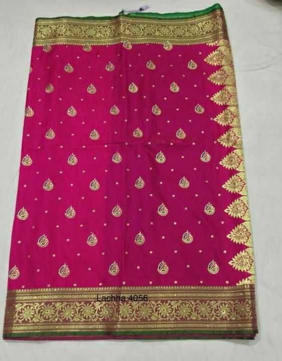 Banarasi satin silk saree uploaded by business on 4/14/2021