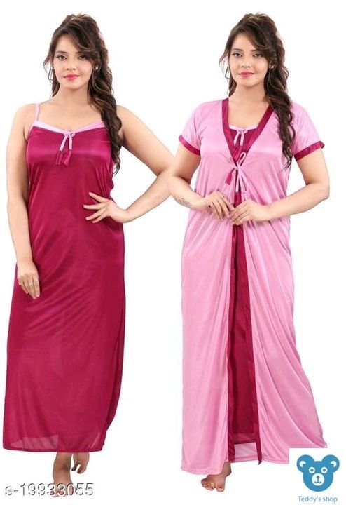 Post image Woman night dress combo 
Sets of 3
Cod available 
Only 380/-
Free shipping 
Dm 9426745825