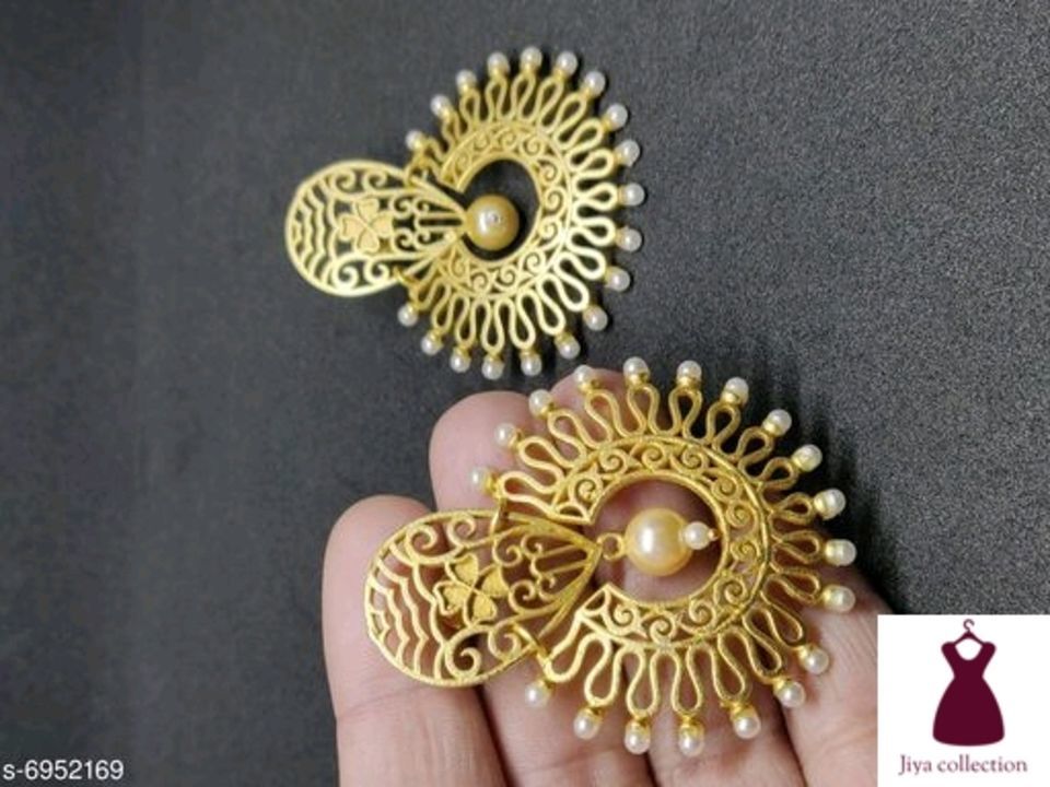 Beautiful earrings uploaded by Jiyas collection on 4/14/2021