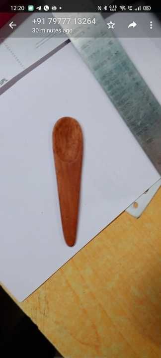 Wooden mini spatula uploaded by Wooden handi craft on 4/14/2021